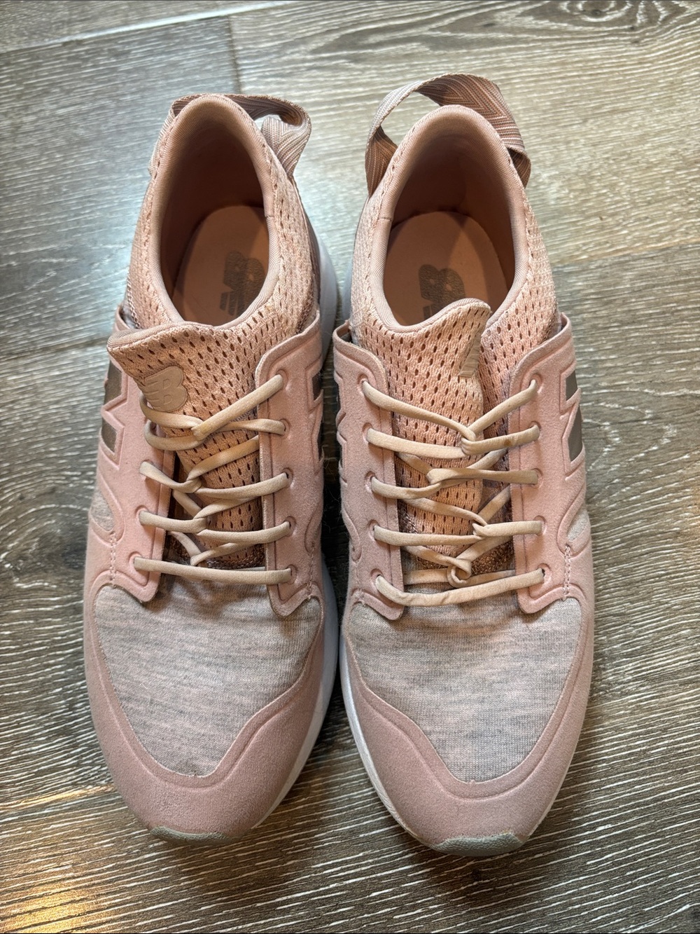 New Balance Women's Blush Pink Mesh Sneakers